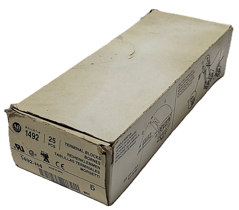 Allen-Bradley 1492-H4 300 V Fusible Terminal Block