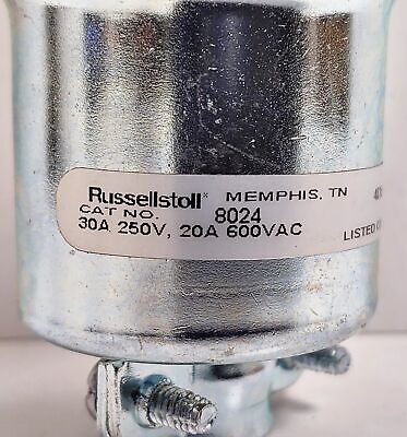 Russellstoll 8024 30A/20A 250VDC/600VAC Receptacle