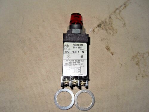 Allen-Bradley 800T-PST16A Pilot Light Push to Test