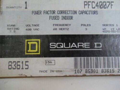 1 Square D PF4007C CAPACITOR