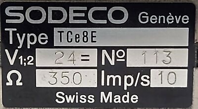 Sodeco TCE8E Counter