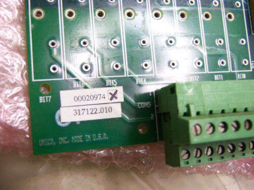 Unico Control Board for Parts 317122-01