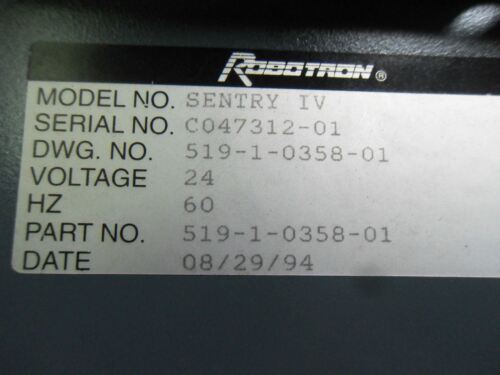 1 ROBOTRON IV SENTRY IV REMOTE SEQUENCE SELECTOR