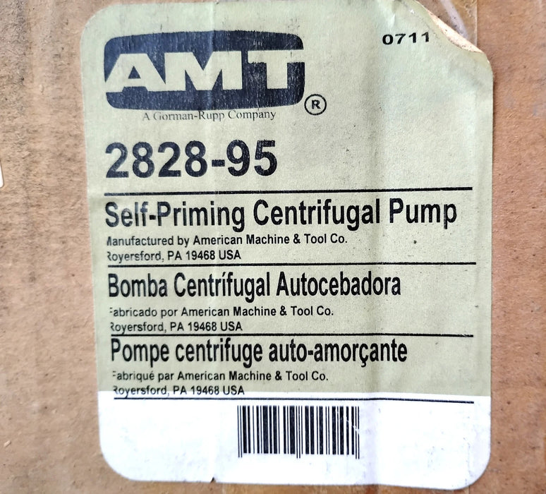 AMT 2828-95 115/208-230 V 2 HP 1-1/2" Self-Priming Centrifugal Pump