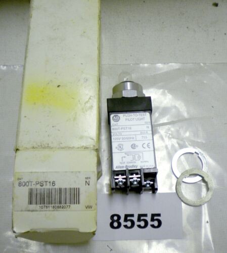 Allen-Bradley Pilot Light Transformer Push/test 120V 800T-PST16