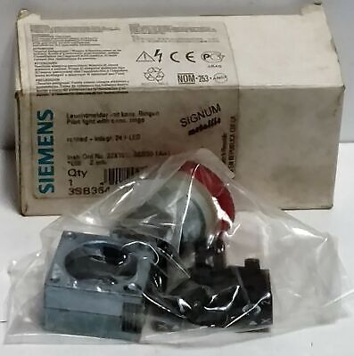 Siemens 3SB3644-6BA20 Red Pilot Light