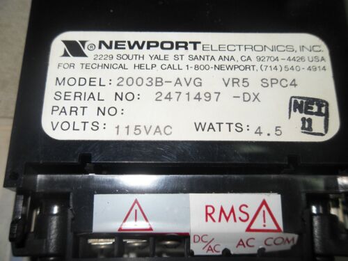 1 NEWPORT 2003B-AVG VRS SPC4 DISPLAY