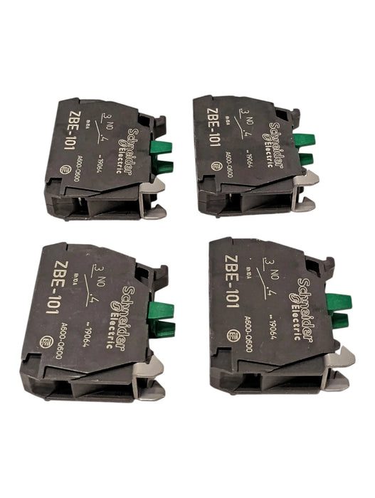 Schneider Electric ZBE-101 600 V 10 A NO Contact Block for 22 mm Pushbutton