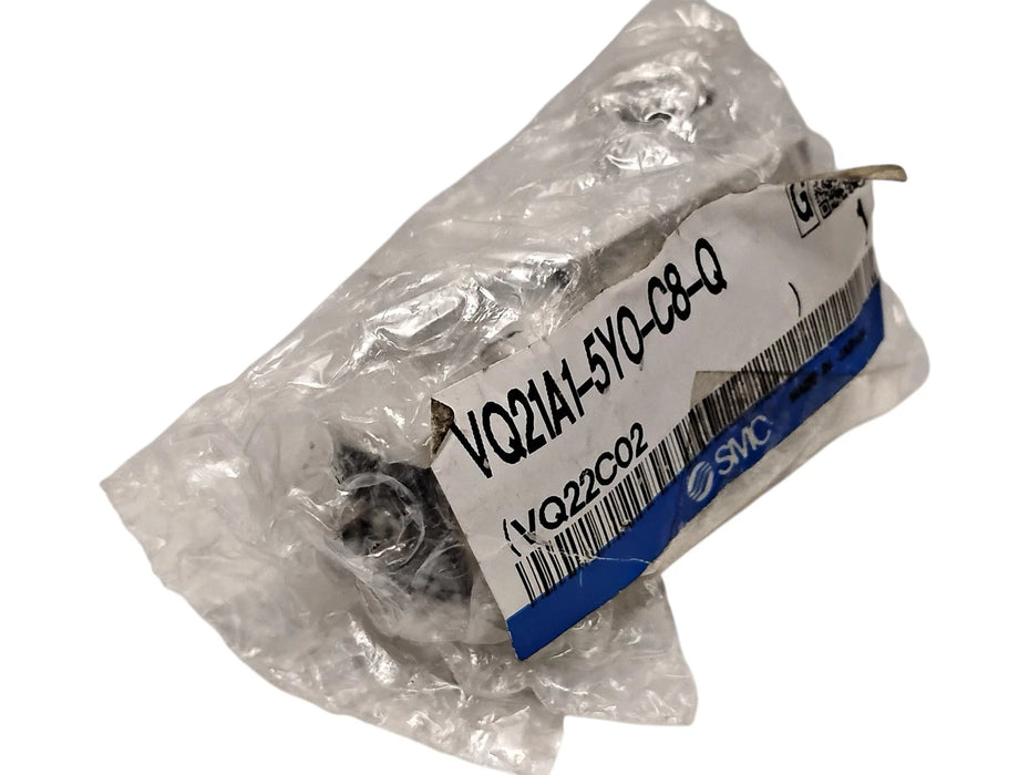 SMC VQ21A1-5YO-C8-Q 0.01-0.6 MPa Solenoid Valve w/ 24 V DC Coil