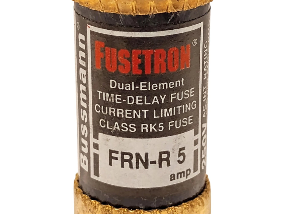 Bussmann FRN-R-5 250 V AC 5 A Class RK5 Current-Limiting Time-Delay Fuses