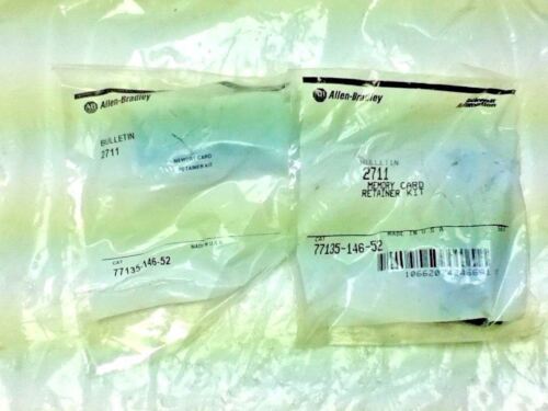 2 Allen-Bradley 77135-146-52 Memory Card Retainer Kits