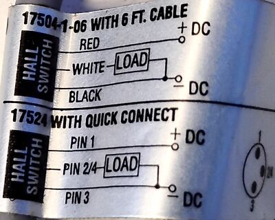 PHD 7504-1-06 or 17524-1 4.5-24 V DC Magnetic Reed Switch
