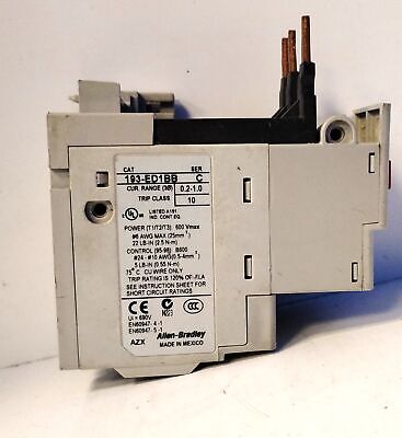 Allen-Bradley 193-ED1BB 0.2-1.0 A Solid State Overload Relay