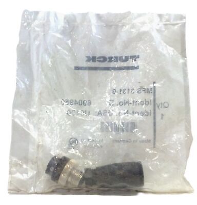 Turck MFS3131-0 Microfast Male Straight Field Wireable Connector 1/2" U0490
