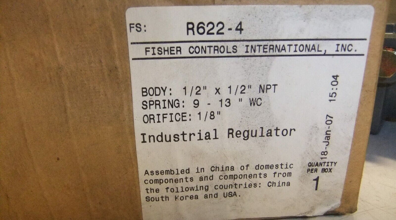 Fisher Regulator R622-4