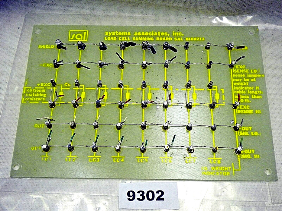 SAI Systems Load Cell Summing Board SAI. 8100213