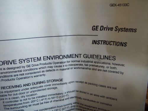 GE Statotrol Motor Control 6Vfwb1050