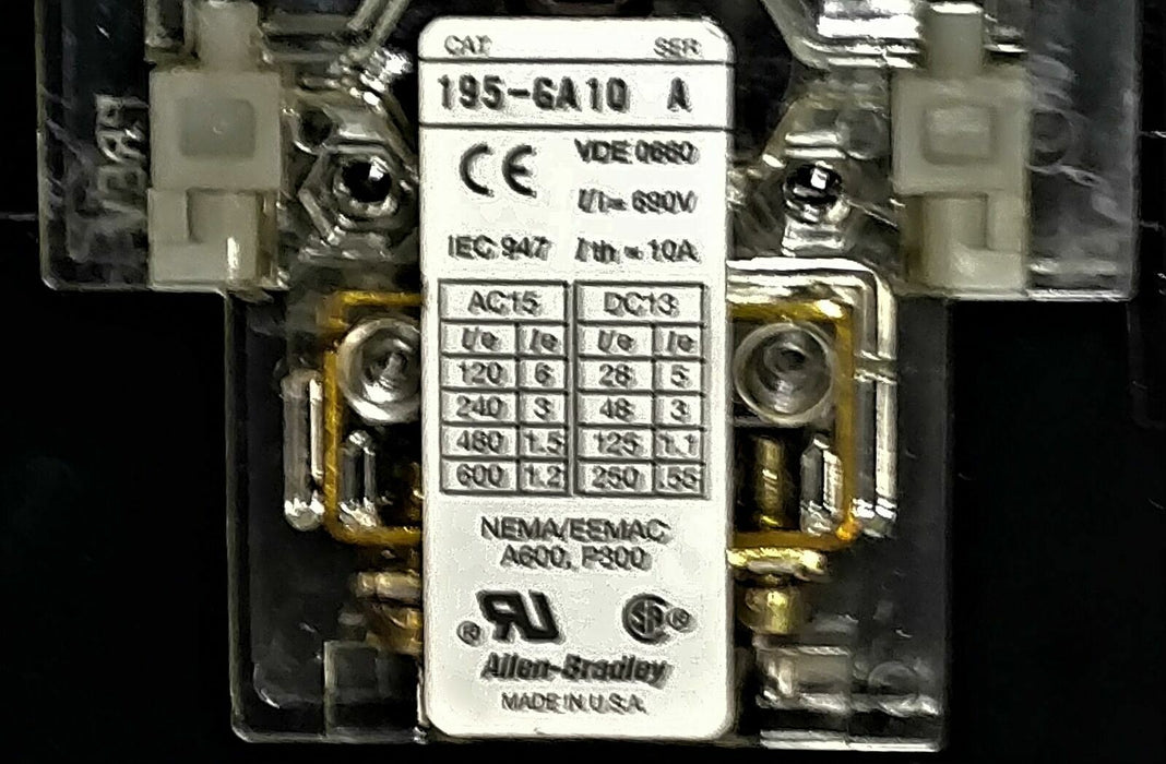 Allen-Bradley 100-B110N*3 Contactor GE473 Coil