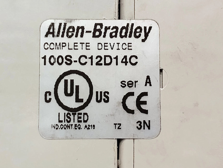 Allen-Bradley 100S-C12D14C Ser A 690 V 12 A Safety Contactor w/ 110/120 VAC Coil