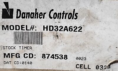 Danaher Controls Eagle Signal HD32A622 120 V AC 5.5 min Electric Reset Timer