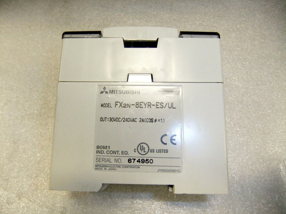 Mitsubishi FX2N-8EYR-ES Programmable Controller