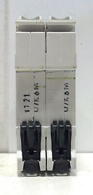 ABB S202U-K6 240 V 6 A 2 P Din Rail Mount Circuit Breaker