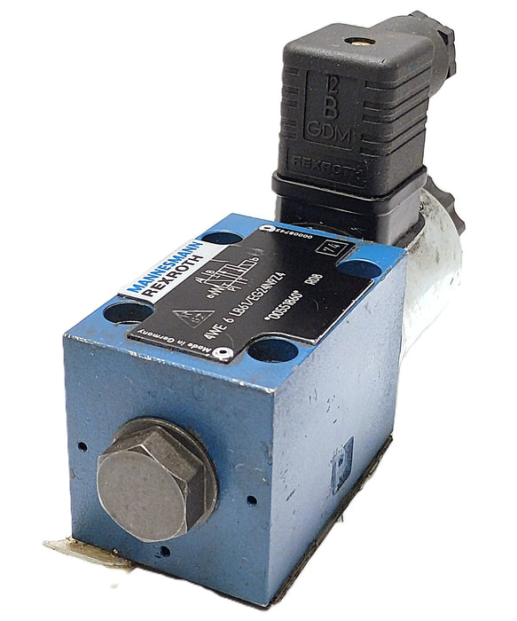 Rexroth 4WE 6 LB61/EG24N9Z4 Hydraulic Directional Control Valve w/ 24 V DC Coil