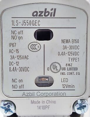 Azbil 1LS-J550GEC Rotary Limit Switch