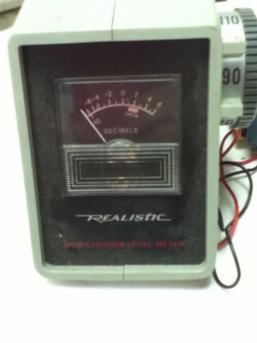 REALISTIC 1101464 MUSIC/SOUND LEVEL METER