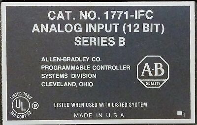 Allen-Bradley 1771-IFC Input Module