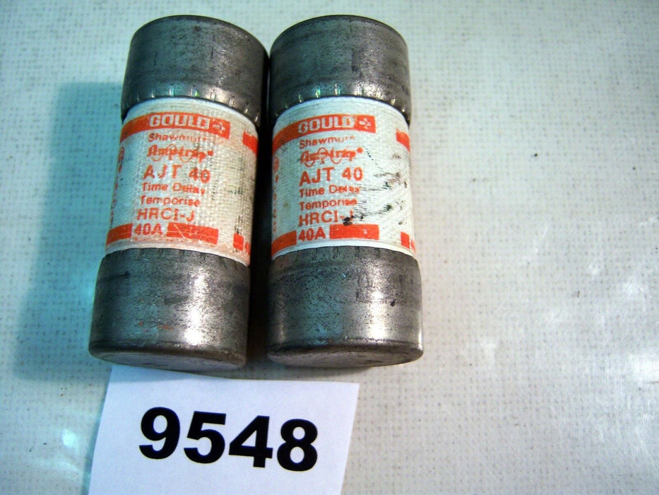 Gould AJT40 40 A 600 V Dual Element Current Limiting Time Delay Fuse