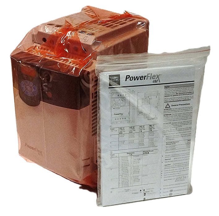 Allen-Bradley 22F-B033N104 POWER FLEX 4M 180 264 V AC 33 A 7.5 kW AC Drive