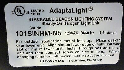 Edwards Signaling 101SINHM-N5 Magenta Beacon Light
