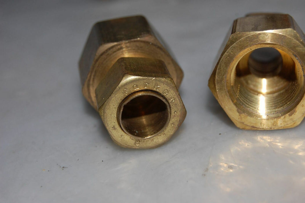 Parker 8-8 GB12-B Female Connector Lot Of 6