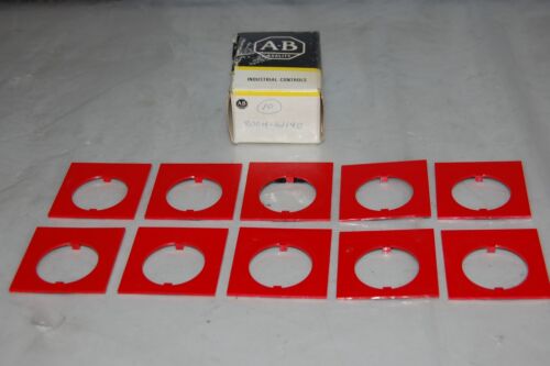 Allen-Bradley 800H-W140 BLANK LEGEND PLATE LOT OF 10