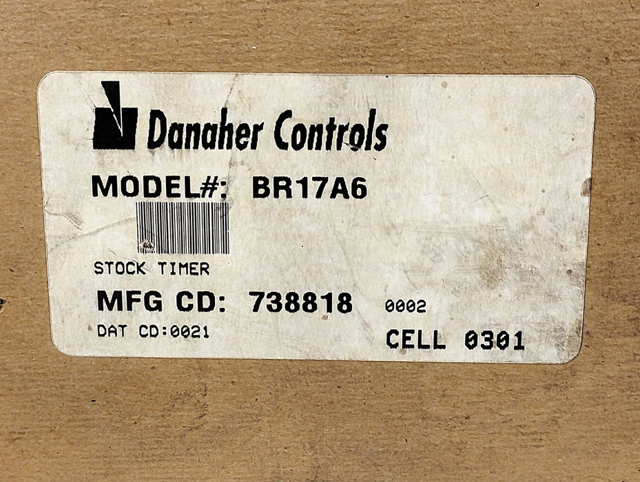 Danaher Controls BR17A6 120 V AC 10 A 5 min Reset Timer