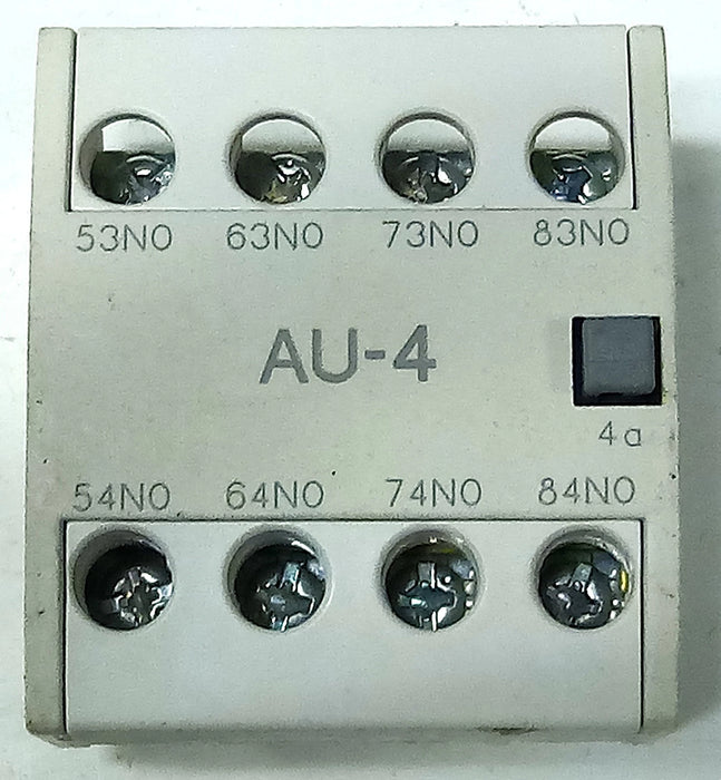 LSIS AU-4-4A Top Mounted Auxiliary Contact Block w/ 4 NO Contacts