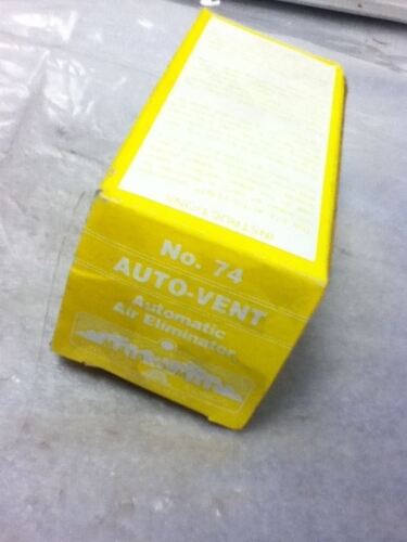 AUTO-VENT NO 74 AIR ELIMINATOR