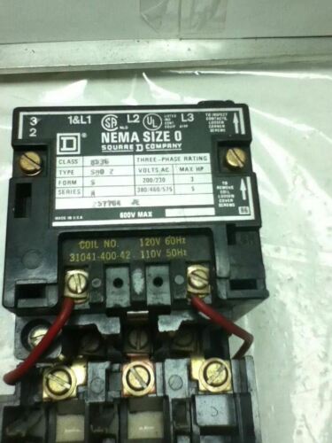 Square D 8536SBO2S Starter