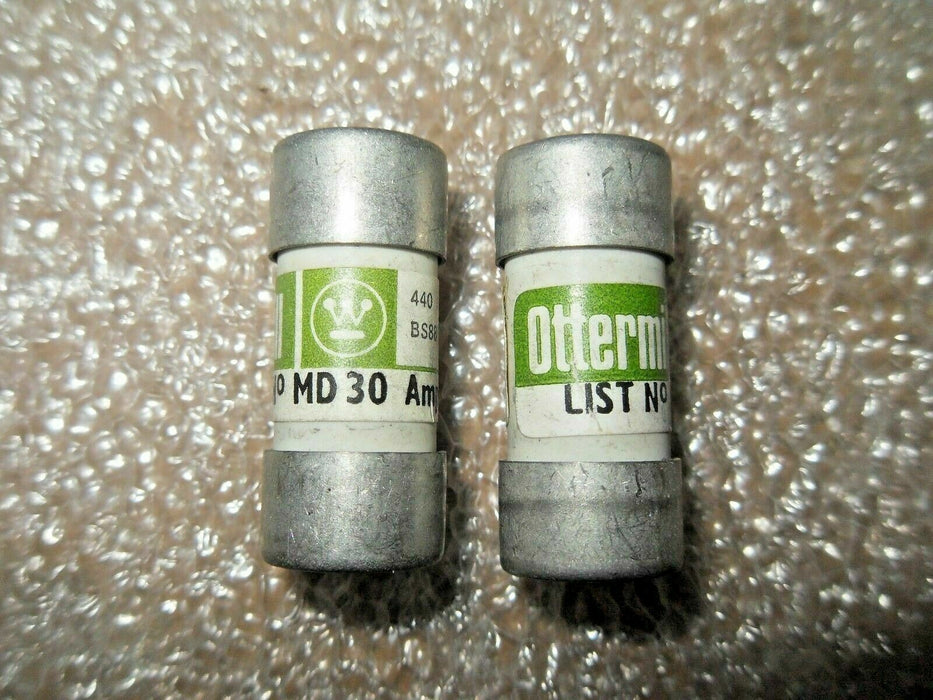LOT OF 2 Westinghouse Ottermill MD30 Fuses