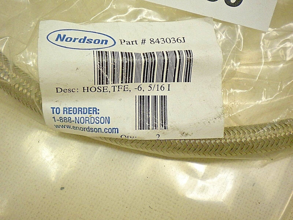 Nordson TFE Hose -6, 5/16 I 843036J 3 Foot