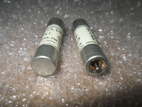 1 LOT OF 10 Gould Shawmut GFN1 250VAC FUSES