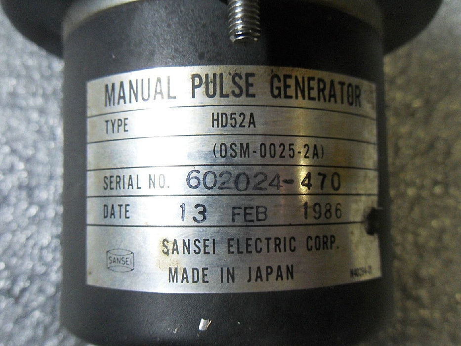 Sansei Electric HD52A Manual Pulse Generator