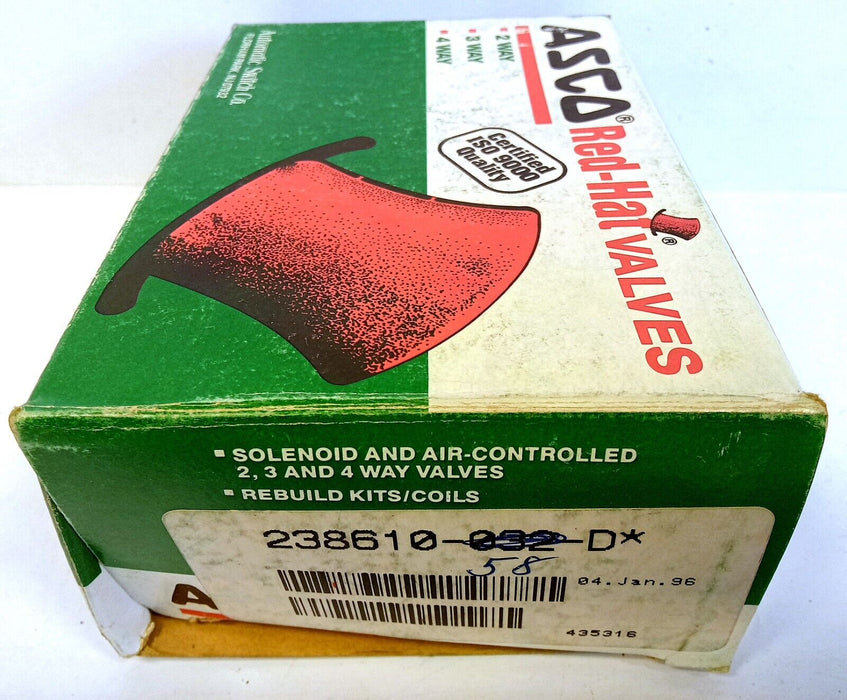ASCO 238610-052-D T441408 208V Solenoid Valve Coil