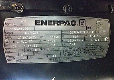 Eaton Aeroquip FT1380-115 115 V ProCrimp 1380 Hydraulic Hose Crimper w/ 9 Die