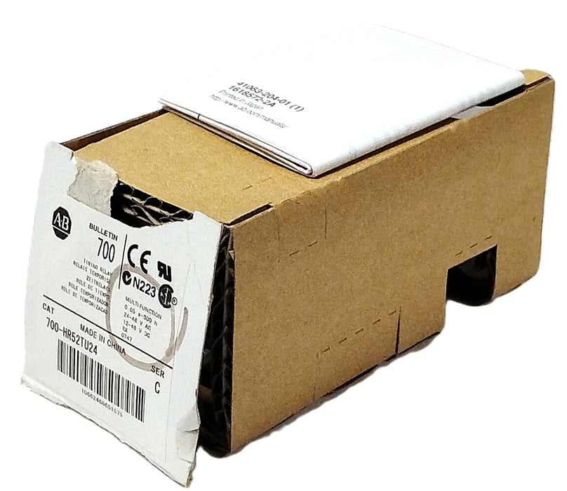 Allen-Bradley 700-HR52TU24 Ser C 12-48VDC/24-48VAC .05 Sec-300 Hr Timer Relay