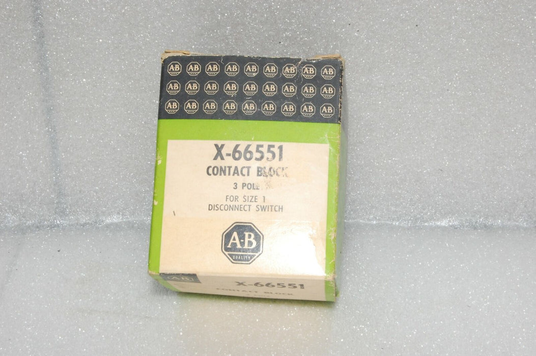 Allen-Bradley Contact Block X-66551