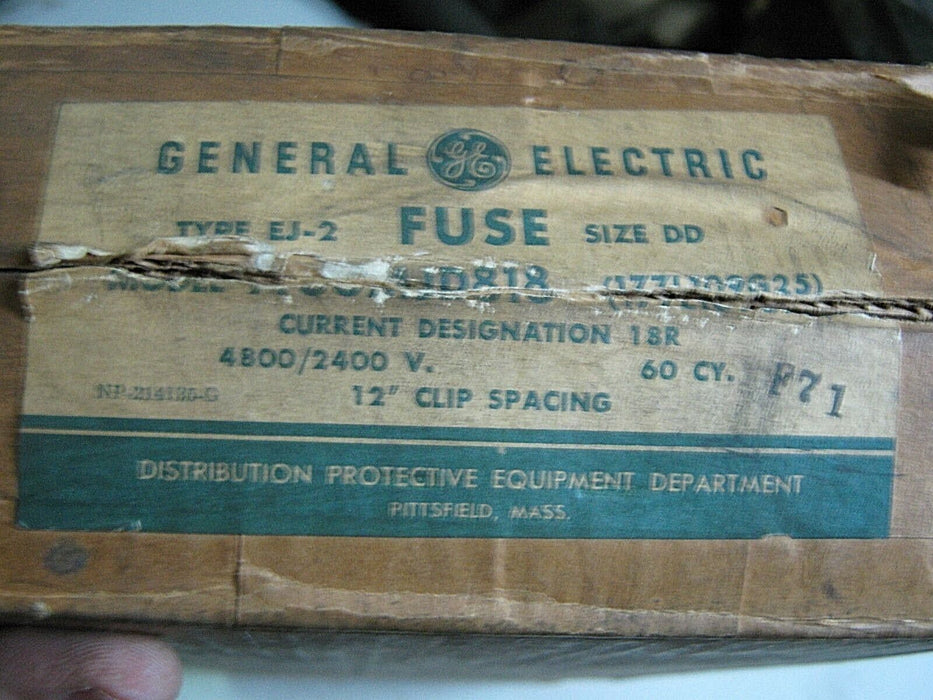 GE 9F60MJD818 Fuse