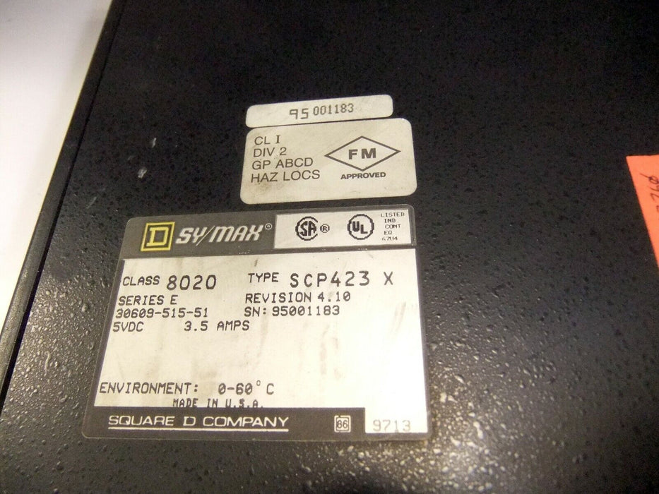 Square D 8020-SCP423 CPU MODULE