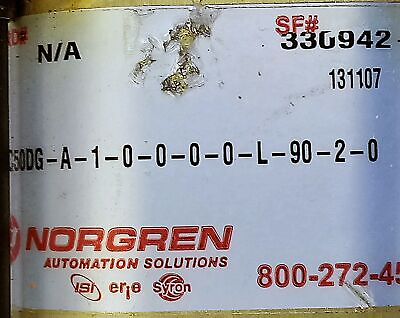 Norgren EC50DG-A-1-0-0-0-0-L-90-2-0 Pneumatic Actuator